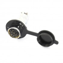 AC 250V 5A Dustproof Metal Chassis 10 Pins Male Female Aviation Plug Connector