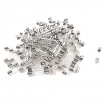 100 Pcs 250 Volts 2Amp Fast Blow Type Glass Tube Fuses 6mm x 30mm