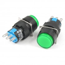 2 Pcs 3 Pin Panel Mount Momentary Push Button Switch Wkwpu