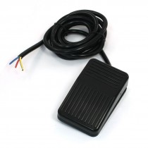 AC 250V 10A 2M Cable SPDT Black Plastic Power Foot Pedal Switch TFS/01