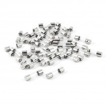 40pcs 5x20mm Fast Acting Type Glass Tube Fuses 0.5Amp AC 250V