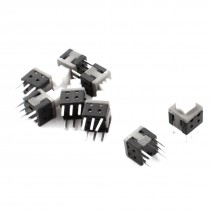 8Pcs 6 Pin Mounted 6mmx6mmx10mm Momentary Push Button Tact Switch