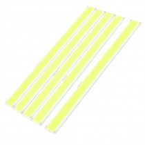 6W DC12-14V 450mA 80-90LM/W White LED Light COB Lamp Bead Chip 5 Pcs