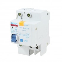 4000A Overload Protection 1P+N Circuit Breaker DZ47LE-63 C63 AC 220V 63 Amp