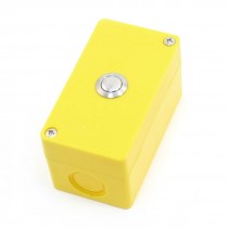 Plastic Casing Momentary SPST Metal Pushbutton Station 3A 250V AC