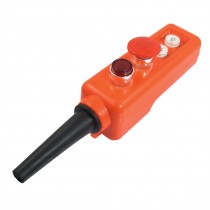 Crane Mashroom Emergency Stop Red Lamp Momentary Push Button Switch AC 220V