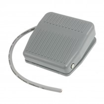 AC 250V 10A SPDT NO+NC Nonslip Momentary Power Foot Pedal Switch Gray