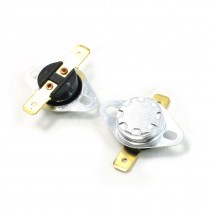 2 Pcs 65C Celsius N/C Soldering Type Temperature Control Switch 10A AC 250V