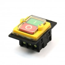 ON/OFF 2 Positions 3P Latching Power Push Button Switch AC 220V 10A