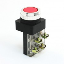Momentary DPST Red Round Push Button PushButton Switch AC 250V 6A