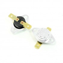 2 Pcs 250V 10A 155 Celsius 311F Normal Close Temperature Controlled Switch