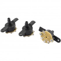 3 Pcs Household AC 250V 1A 4mm Hole Electric Fan Speed Control Switch