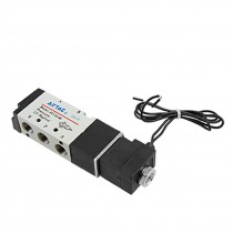 5 Way 2 Position 5 16" Pneumatic Solenoid Valve 220V