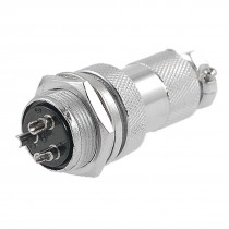 3-Pin Electric Deck Aviation Circular Connector AC 250V 20A