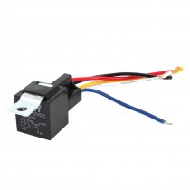 JD1914 40A DC 12V Vehicle Car Stereo Alarm SPDT Relay w Socket Harness Wire