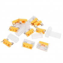 10Pcs 250V 6A Dual Terminals 5 x 20mm Fuse PCB Panel Mount Holder