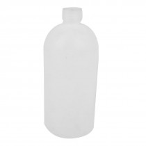 White Plastic 1000mL Capacity Laboratory Storage Narrow Mouth Bottle