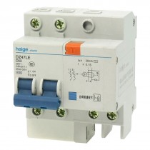 Overload Protection 2 Pole Earth Leakage Circuit Breaker AC 230V 63A