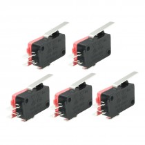 5 Pcs 1NO+1NC Srew Connector Actuator Limit Micro Switch 16A 4A 250VAC