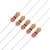 100 x Resistors 20K ohm 1/4W 250V 5% Carbon Film