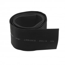 1M Long 28mm Dia Ratio 2:1 Heat Shrinking Shrinkable Tube Tubing Black