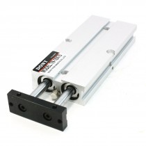 Aluminum Alloy Dual Rod Guided Pneumatic Air Pressure Cylinder