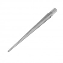 Silver Tone HSS Sharp Tip 4 Flutes 155mm Cutting Depth Hand Reamer