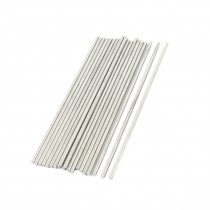 20Pcs Metal Milling Welding Parts Stainless Steel Round Rods 100x2.5mm