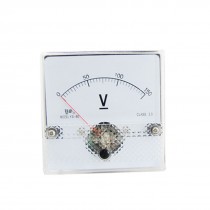 DC 0-150V Square Analog Voltmeter Panel Meter Gauge