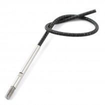 Model Boat 4mm Dia Black Metal Reverse Flexible Cable Shaft Rod Axle 260mm