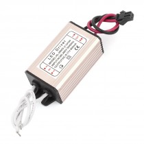 Waterproof LED Driver Power Supply Adapter AC 85-265V to DC 6-11V 600mA 2-3x3W