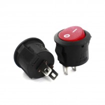 AC 10A 125V SPST ON/OFF 2 Position Latching Control Rocker Switch 2Pcs