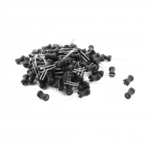 100Pcs 56uH 700mA 6x10mm 10% Tolerance Shielded Radial Lead Inductor Black