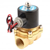 2W 200 20 DC 12V 1" Female Thread 2 Way 2 Position Solenoid Water Valve
