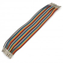 Breadboard Testing Jumper Wire Colorful 20cm 2.54mm 1P-1P 30Pin