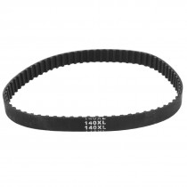 140XL 70 Teeth 10mm Width Black Rubber Cogged Industrial Timing Belt 14"