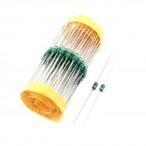 100 Pcs Through Hole Mount 680uH 3x7mm 1/4W 10% Color Ring Inductors 0307