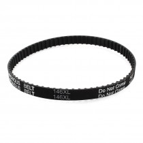 XL-146 73 Teeth 9.5mm Width Black Rubber Cogged Industrial Timing Belt 14.6"