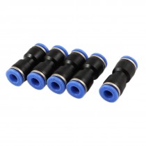 5 Pcs Air Pneumatic 6mm to 6mm Straight Connector Push in Tube Fittings Coupler
