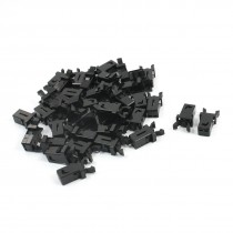 40 Pcs Spring Load Black Plastic Door Lock Toch Button Switch for RC Plane