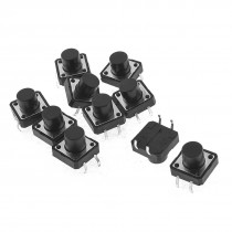 10 Pcs Momentary Tactile Tact Push Button Switch 12 x 12 x 9mm