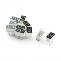 10Pcs 10Pin 1 Bit 7 Segment 0.36" Red LED Display Digital Tube Common Anode