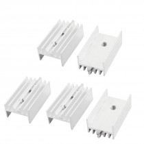 5Pcs Electronic Components 15x10x25mm Aluminium Cooler Heatsink Fin + Needle