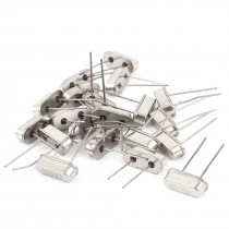 20 Pieces 13.5MHZ 13.5M HZ Passive Quartz Crystal Oscillators Silver Tone HC-49S