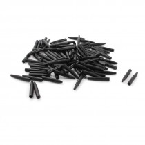 100Pcs 6x35mm Tapered Tip PCB Test Fixture Parts Plate POM Stand Holder Black