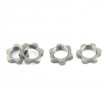4 Pcs 81212 Wheel Hex Nuts Spare Parts for 1/8 RC Model Racing Buggy Car