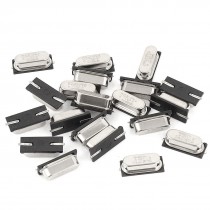10 Pieces HC-49S SMD Surface Mount Quartz Crystal Oscillator 24.5MHZ Silver Tone