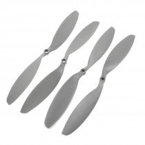2 Pairs 1238 12*3.8" Gray Carbon Fiber CW/CCW Propeller Prop for Quadcopter