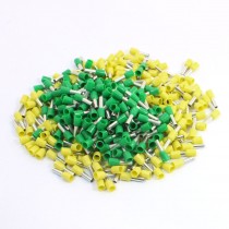 12 AWG Wire E4009 Green Yellow Pre-Insulated Ferrules Wiring Connectors 380Pcs