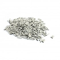 14AWG Electric Cable Wire EN2508 Crimp Connector Tubular Bare Terminal 500 Pcs